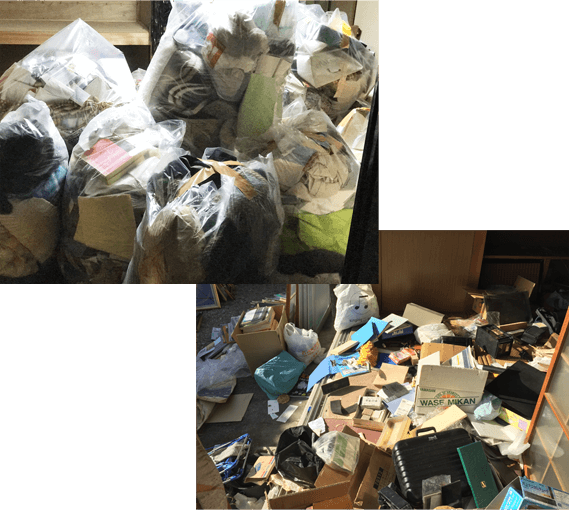 ゴミ屋敷の片付け